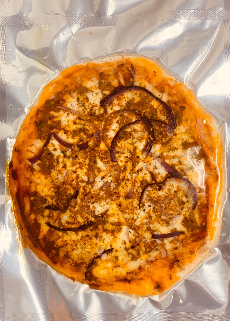 پیتزا گوشت و قارچ (یک نفره)