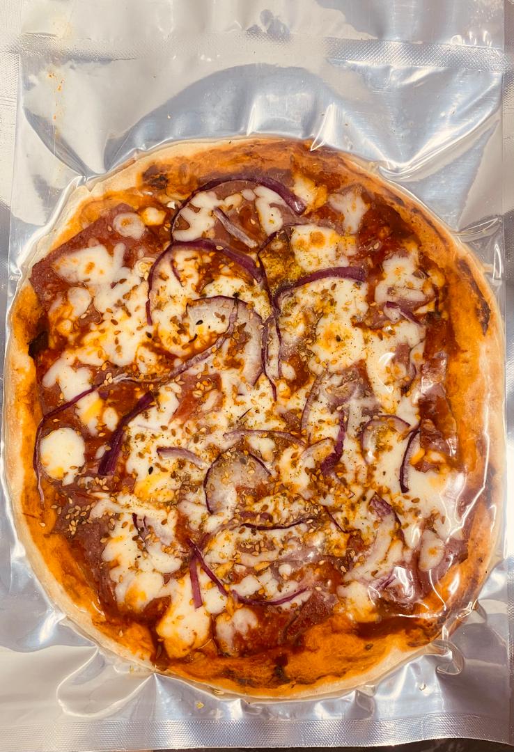 پیتزا بیکن 98% گوساله (یک نفره )